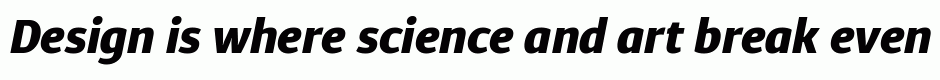 Diaria Sans Pro ExtraBold Italic