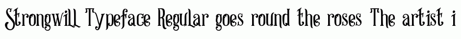 Strongwill Typeface Regular