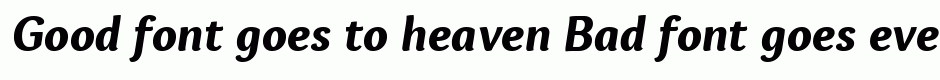 Espuma Pro Bold Italic