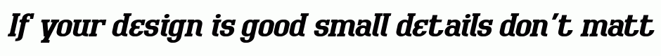 Bigboy bold italic