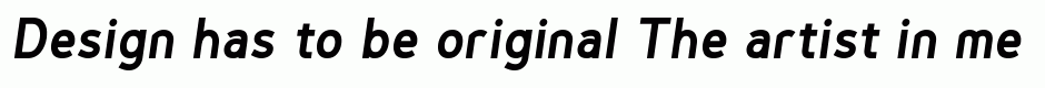 Genius Bold Italic