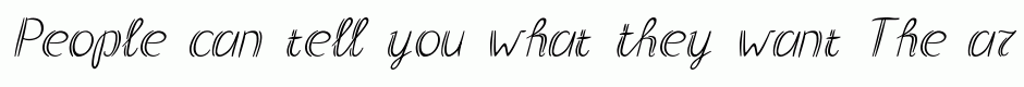 Double italic