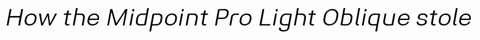 Midpoint Pro Light Oblique