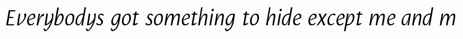 Puenta Sans Italic
