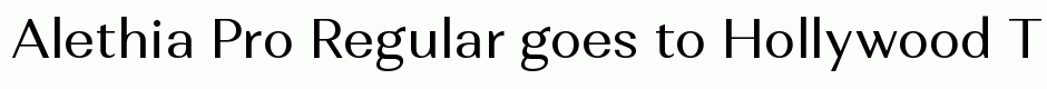 Alethia Pro Regular