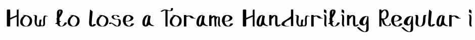Torame Handwriting Regular