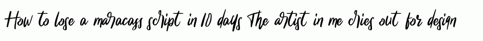 maracass script