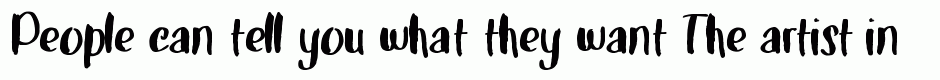 Handster Typeface
