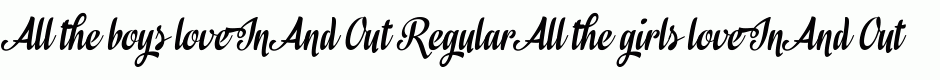 In And Out Regular