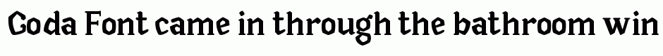 Goda Font