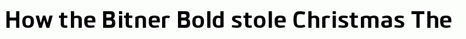 Bitner Bold