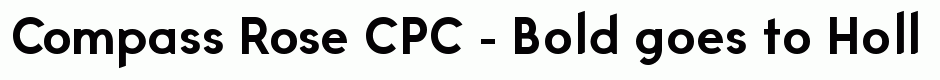 Compass Rose CPC - Bold