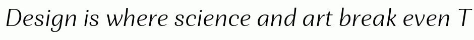 Orchidea Pro Light Italic