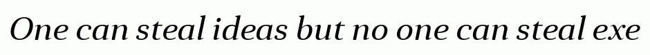 Anglecia Pro Text Italic