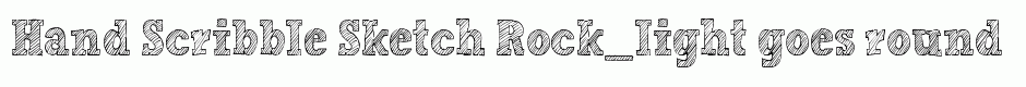 Hand Scribble Sketch Rock_light