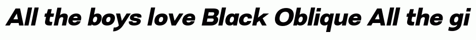 Black Oblique