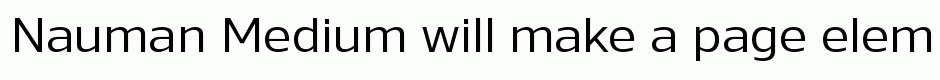 Nauman Medium