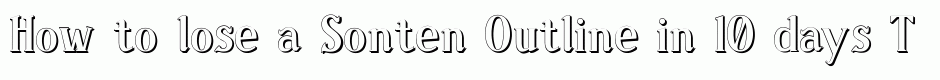 Sonten Outline