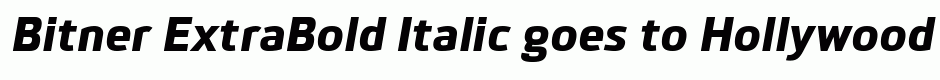 Bitner ExtraBold Italic