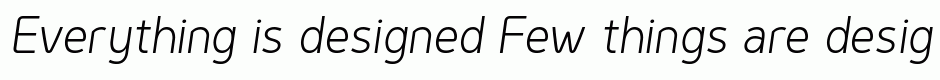 Genius Light Italic