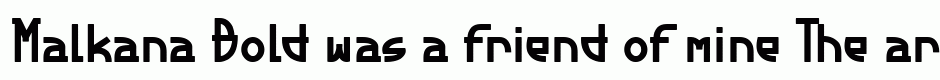 Malkana Bold