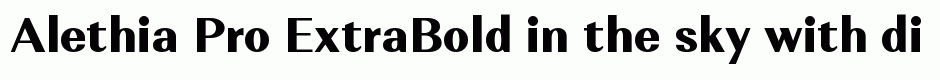 Alethia Pro ExtraBold