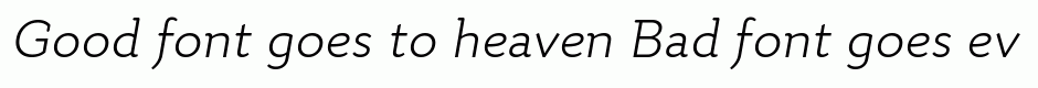 Quiza Pro Light Italic