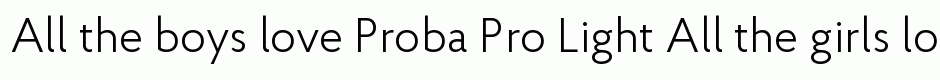 Proba Pro Light