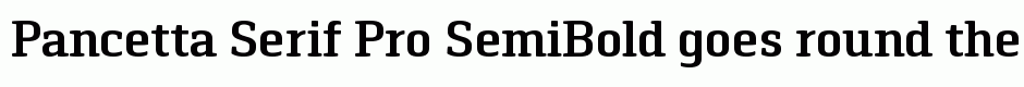 Pancetta Serif Pro SemiBold