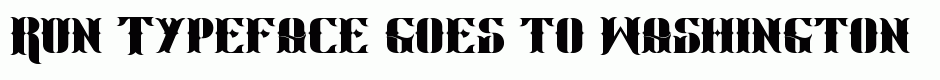 Run Typeface