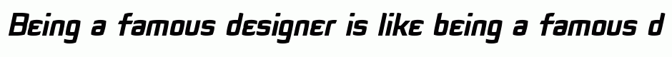 Quam black italic