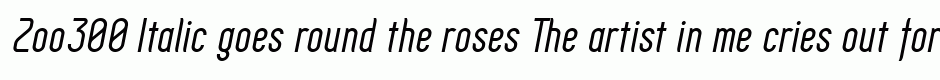 Zoo300 Italic