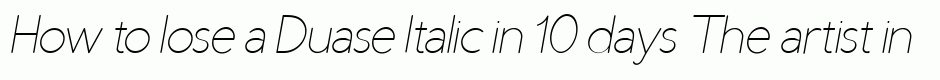 Duase Italic