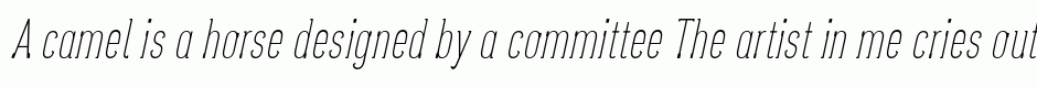 Oasaqueña Tall Italic