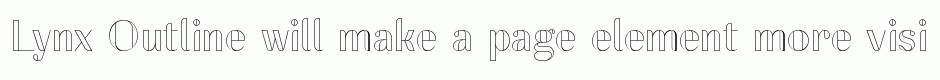 Lynx Outline