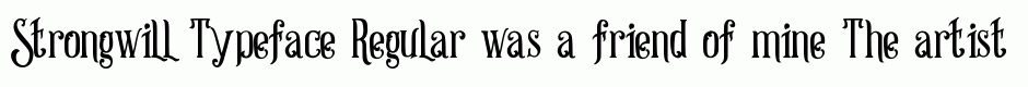 Strongwill Typeface Regular