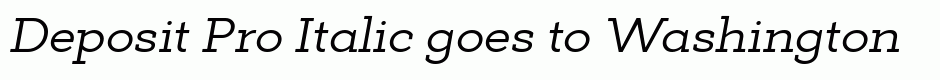 Deposit Pro Italic