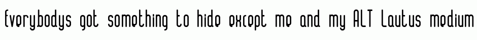 ALT Lautus medium