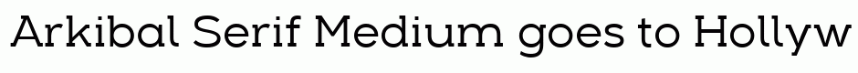 Arkibal Serif Medium