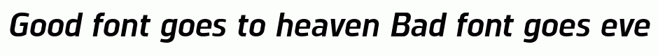 Norpeth Bold Italic