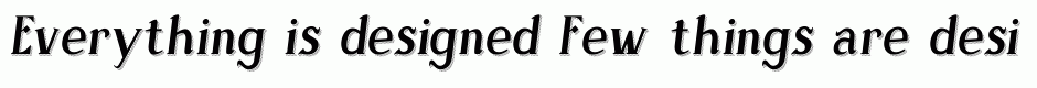 Sonten Shadow-Italic