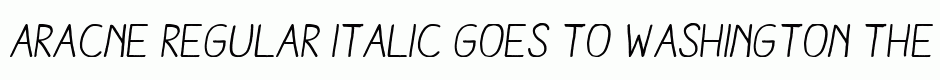 Aracne Regular Italic