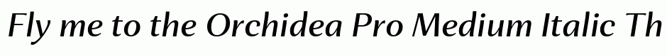 Orchidea Pro Medium Italic