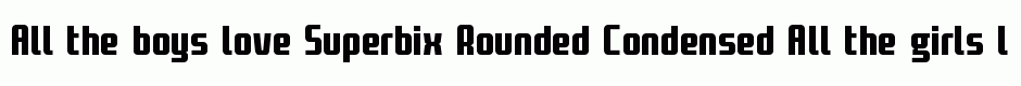 Superbix Rounded Condensed