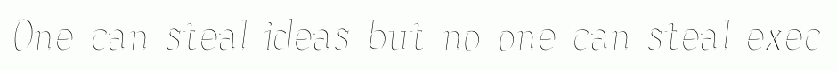 Sonten-Highlight Layer Italic
