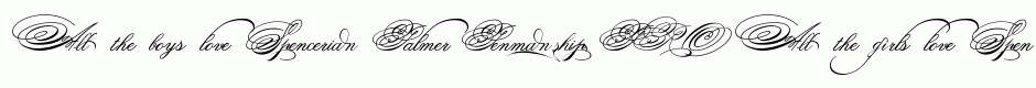 Spencerian Palmer Penmanship PRO