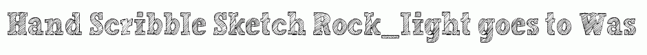 Hand Scribble Sketch Rock_light
