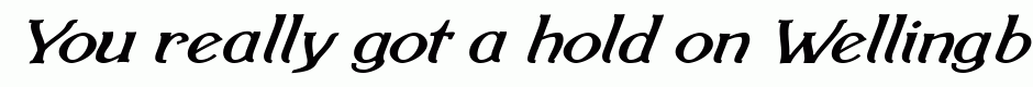 Wellingborough Italic