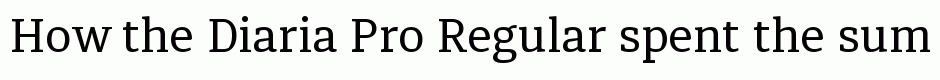 Diaria Pro Regular