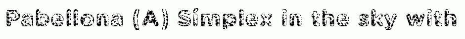 Pabellona (A) Símplex